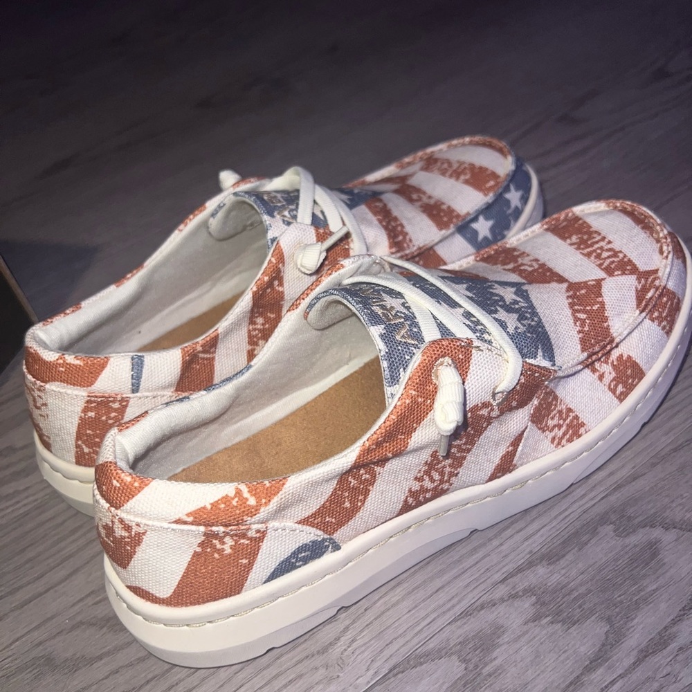 Ariat women’s American flag slip on shoes